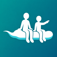 PaxOnBoard: two passengers sitting on a cloud